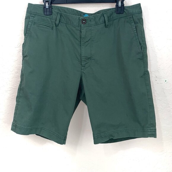Tommy Bahama Shorts Mens 34 Dark Green Embroidered Marlin Pockets Beach Sailing - Picture 1 of 11